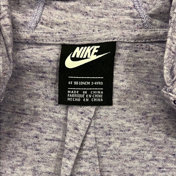 Nike Purple Hooded Sweatshirt - Picture 6 of 9
